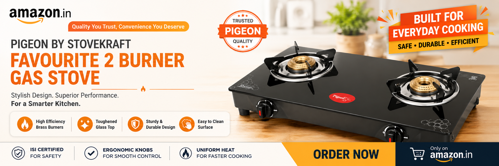 Pigeon Favourite 2-Burner Gas Stove Ad(1)