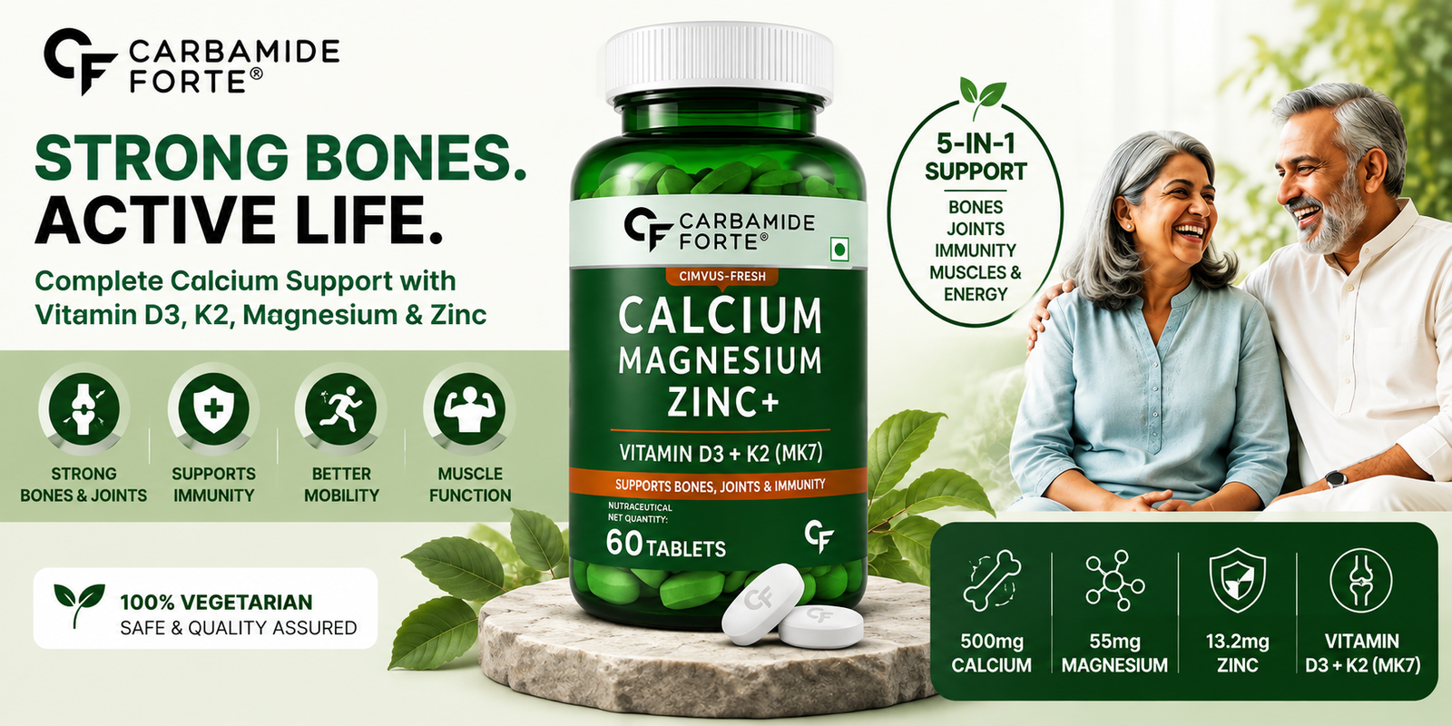 Strong Bones, Active Life Supplement Ad